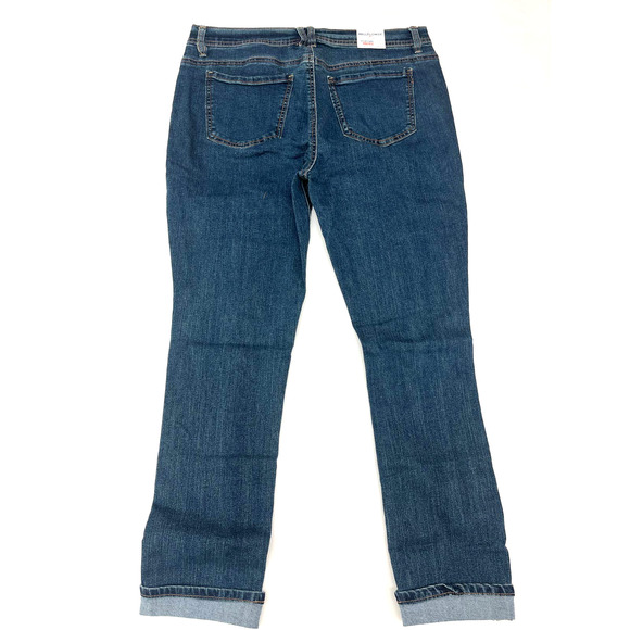 Wall Flower Junior Jeans Curvy High Rise Distressed Ankle Size 0 / 24  NWT - Picture 2 of 4